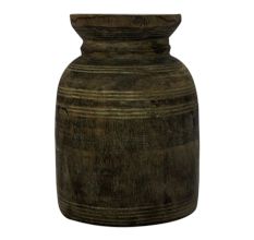 Hand Made Wooden Pot-21
